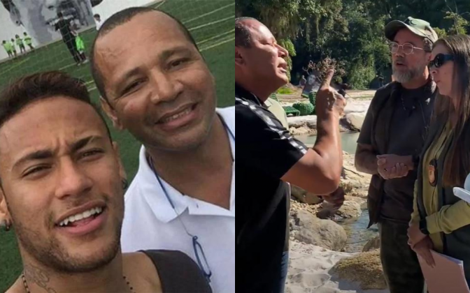 Pai de Neymar recebe voz de prisão após fiscalização em sua mansão. (Foto: Instagram)