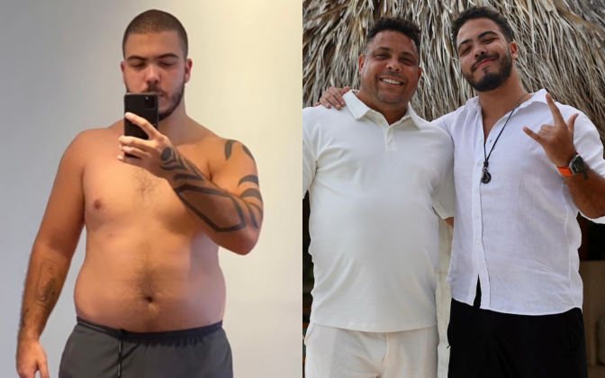 Filho de Ronaldo Fenômeno impressiona após perder 20 kg. (Foto: Instagram)