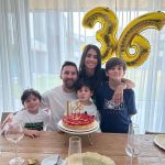 Bilionário, Messi celebra aniversário com festa simples ao lado da família. (Foto: Instagram)