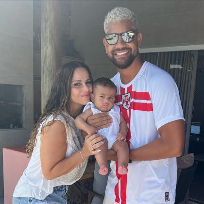 Viviane Araujo compartilhou uma sequência de fotos de Joaquim, seu filho, para celebrar os 10 meses do herdeiro nesta quinta-feira (6). (Foto: Instagram)