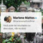 Através do Instagram, a ex-empresária cravou uma reflexão enigmática: "Você pode ter resultados ou desculpas, não os dois", disparou. (Foto: Instagram)