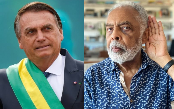 Gilberto Gil comemora condenação de Bolsonaro pelo TSE: "Livre". (Foto: Instagram)