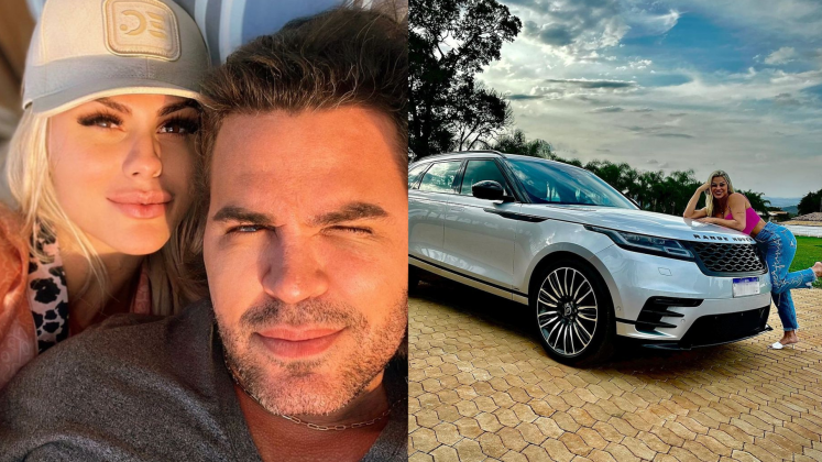 Eduardo Costa presenteia esposa com carro luxuoso de R$ 427 mil. (Foto: Instagram)