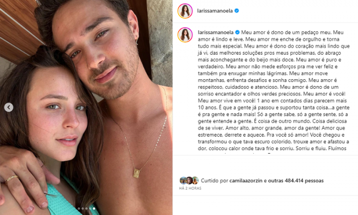 A atriz compartilhou sua declaração em seu perfil do Instagram. (Foto: Instagram)