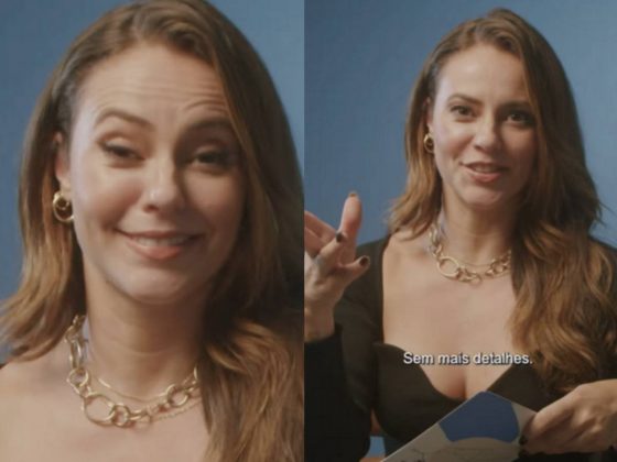 A atriz gravou um vídeo já em frente à Torre Eiffel. (Foto: Instagram)