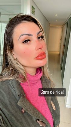 Além dos trabalhos como 'escort', Andressa Urach também produz conteúdos íntimos para plataformas adultas. (Foto: Instagram)