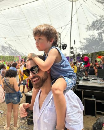 Thales Bretas publicou uma sequência de fotos ao lado do pequeno Gael para celebrar o aniversário de 4 aninhos do filho nesta quarta-feira (16). (Foto: Instagram)