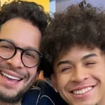 O ator Rainer Cadete é pai de Pietro, de 16 anos, seu único filho, fruto do relacionamento com a ex-bailarina do Faustão Lily Alvez. (Foto: Instagram)