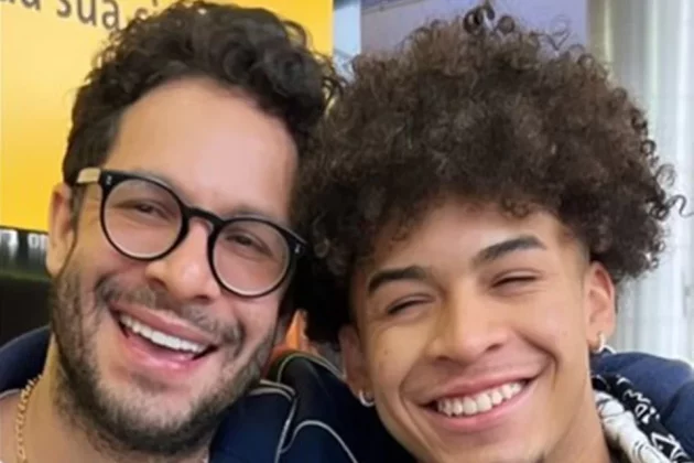 O ator Rainer Cadete é pai de Pietro, de 16 anos, seu único filho, fruto do relacionamento com a ex-bailarina do Faustão Lily Alvez. (Foto: Instagram)