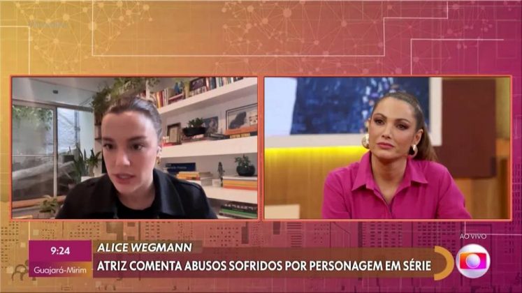 Alice Wegmann, que está no elenco da série 'Justiça 2', que estreia no Globoplay, revelou que também já foi sofreu do mesmo fato no passado, assim como sua personagem. (Foto: TV Globo)