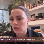 Na sequência, Alice Wegmann justificou a razão de ter tornado o assunto público após escondê-lo durante anos. (Foto: TV Globo)