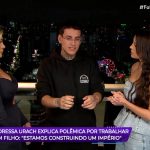 O jovem, que também trabalha como DJ, garantiu que não existem tabus com a mãe. (Foto: SBT)