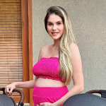 Bárbara está à espera de dois meninos, Álvaro e Antônio. (Foto: Instagram)