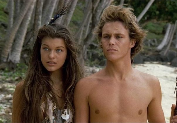 'A Lagoa Azul' (1980): O filme , que já foi indicado ao Oscar, é estrelado por Brooke Shields e Christopher Atkins, e se tornou conhecido por ser reprisado em excesso na 'Sessão da Tarde'. (Foto: Divulgação)