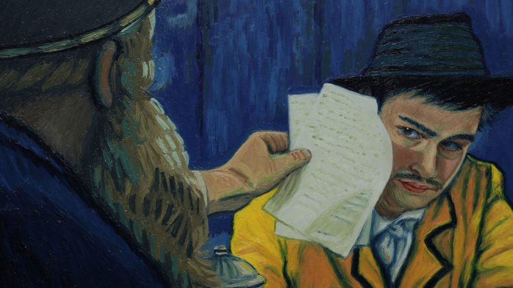 Um ano após o su1cíd1o de Vincent Van Gogh, Armand Roulin encontra uma carta escrita pelo pintor e enviada ao irmão Theo, que jamais chegou ao seu destino. Decidido a entregar ele mesmo a correspondência, Armand parte para a cidade francesa de Arles na esperança de encontrar algum contato com a família do artista falecido. Lá, inicia uma investigação junto às pessoas que conheceram Van Gogh, no intuito de decifrar se ele realmente se matou. (Foto: Divulgação)