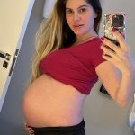 Bárbara Evans desabafa sobre estrias durante a reta final da segunda gravidez. (Foto: Instagram)