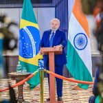 No entanto, nesta segunda-feira (11), durante uma coletiva de imprensa em Nova Délhi, na Índia, Lula reajustou a fala. (Foto: Agência Brasil)