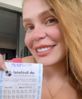 Paulinha leite ganhou quase 3 milhões de reais na loteria. (Foto: Instagram)