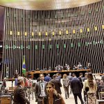 Família de Faustão na Câmara dos Deputados, em Brasília. (Foto: Instagram)