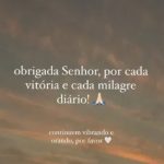 "Obrigada Senhor, por cada vitória e cada milagre diário!", escreveu. (Foto: Instagram)