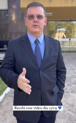 E em seguida publicou um vídeo do Presidente da Associação do Ministério Público do Rio Grande do Sul, agradecendo a postagem, e informando que graças a publicação dela, multiplicaram as doações. (Foto: Instagram)