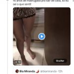  Depois, ela postou um vídeo de uma briga entre as duas, onde Jenny aparece segurando uma faca. "Uma das mil ameaças que eu sofri com apenas 16 anos de madrugada pra sair de casa, só eu sei o que senti!", escreve a jovem. (Foto: Reprodução - X)