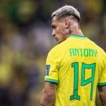 O atacante brasileiro Antony foi cortado da seleção brasileira, que enfrentará Bolívia e Peru nas Eliminatórias da Copa do Mundo. (Foto: Instagram)