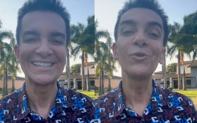 Regis Danese se emociona ao receber alta após acidente: "Recomeço". (Foto: Instagram)