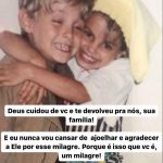 Sthefany Brito fez uma homenagem emocionante em suas redes sociais, comemorando a recuperação de seu irmão, Kayky Brito, que recentemente recebeu alta da Unidade de Terapia Intensiva (UTI). (Foto: Instagram)