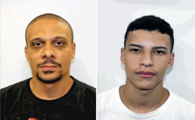 Esses dois foram identificados como Philip Motta Pereira, o Lesk, e Ryan Nunes de Almeida, o Ryan, que integrava o grupo liderado por Lesk, chamado de "Equipe Sombra". Os outros dois corpos que foram encontrados ainda não foram identificados. (Foto: Polícia Civil RJ)