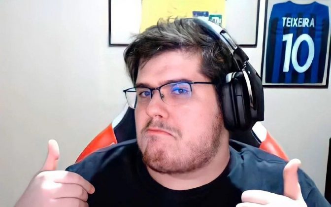 No entanto, o streamer Casimiro Miguel saiu em defesa do amigo. (Foto Instagram)