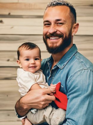 Fred com o filho. (Foto: Instagram)