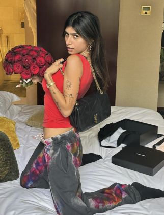 Mia Khalifa, conhecida por seu ativismo pró-Palestina, comparou a imagem dos terroristas em Israel a uma cena de um quadro renascentista. (Foto: Instagram)