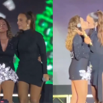 Ivete Sangalo beija Daniela Mercury durante show e dispara: "Já peguei". (Foto: Instagram)