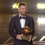 Messi bate recorde de Pelé e conquista a Bola de Ouro pela 8ª vez. (Foto: Reprodução)