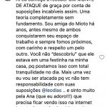 Rafa Kalimann se manifestou em torno do dos rumores de que estaria vivendo um romance com Gustavo Mioto. (Foto: Instagram)