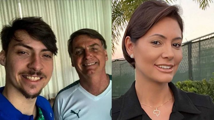 Filho de Bolsonaro quebra o silêncio sobre suposta briga e agressão à Michelle. (Foto: Instagram)