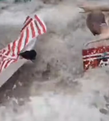  Segundo o Alerta Rio, o posicionamento de um sistema de alta pressão influenciou o tempo na cidade. (Foto: reprodução vídeo Instagram)