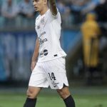 Mesmo com um a menos, o Corinthians saiu na frente na Arena do Grêmio, com gol de Romero. (Foto: reprodução vídeo Instagram)