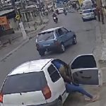 A vítima foi libertada. (Foto: Reprodução videomonitoramento)