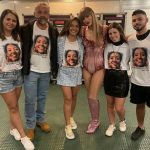 Familia de Ana Benevides é recebida em show de Taylor. (Foto: Instagram)