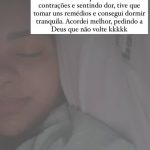 Ary Mirelle, que está grávida do seu primeiro filho com João Gomes, atualizou os seguidores sobre o estado de saúde após ter se submetido a uma cirurgia de emergência. (Foto: Instagram)