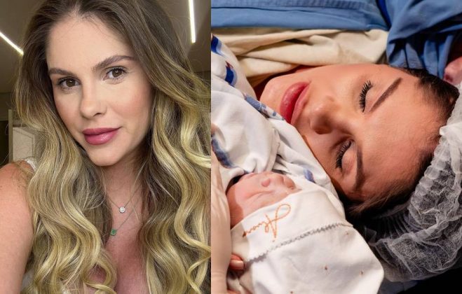 Filho caçula de Bárbara Evans é internado na UTI após nascimento. (Foto: Instagram)