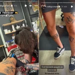 O ex-BBB Rodrigo Mussi surgiu em um estúdio de tatuagem, e revelou ter coberto as cicatrizes do grave acidente que sofreu, com novas tatuagens. (Foto: Instagram)