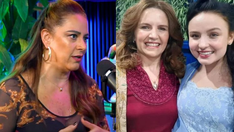 Silvia Abravanel revela conflito com mãe de Larissa Manoela por motivo polêmico. (Foto: YouTube/Instagram - Montagem)