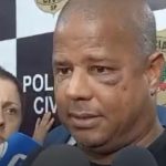 O ex-atleta afirmou que foi obrigado a gravar o vídeo divulgado nas redes sociais com arma apontada para a sua cabeça. "Se você tem uma arma apontada na cabeça e a pessoa obriga você a falar, o que você faz? Fui obrigado a falar. A Taís é brilhante, guerreira, de fibra, família, trabalhadora que não tenho nada a ver." (Foto: Instagram)