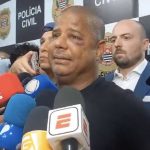 Marcelinho Carioca, com olho machucado, falou, em entrevista coletiva realizada nessa segunda-feira em São Paulo, sobre o sequestro que sofreu no último fim de semana. (Foto: Instagram)