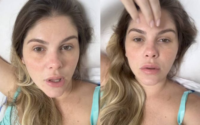 Bárbara Evans revela complicações após nascimento dos gêmeos: "Como dói". (Foto: Instagram)