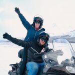 Rafa e Lemão fizeram passeio de moto na neve. (Foto: Instagram)