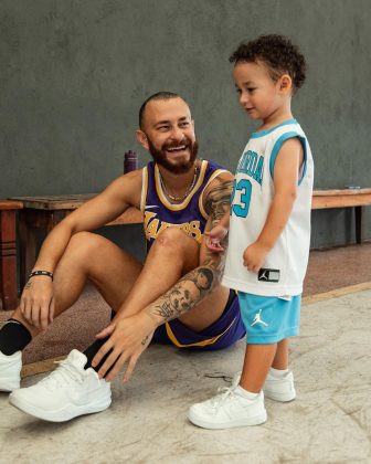 Fred Bruno compartilha conquista do filho Cris no basquete nas redes sociais (Foto: Instagram)